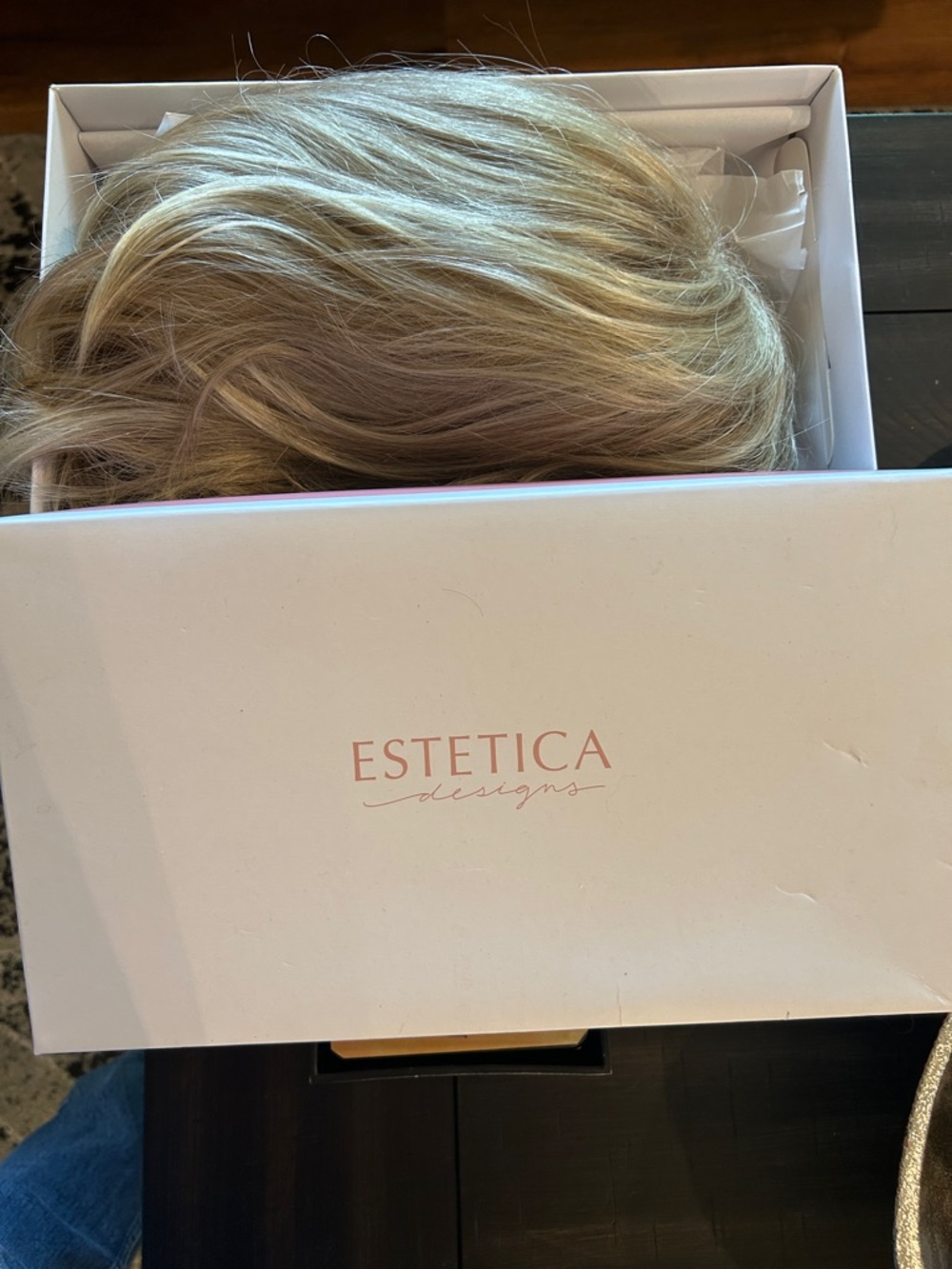Estetica Designs Women's Light Blonde Synthetic Wig